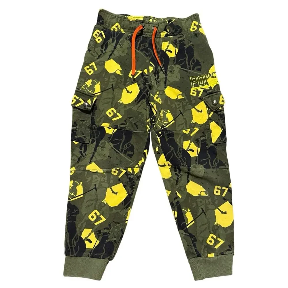 Polo Ralph Lauren Boys Camo Double Knit Jogger Pants‎ Size 6